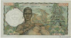 1000 Francs FRENCH WEST AFRICA  1951 P.42 XF