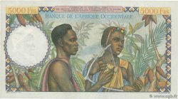5000 Francs FRENCH WEST AFRICA  1950 P.43 VZ+