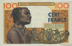 100 Francs FRENCH WEST AFRICA  1957 P.46 XF-