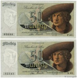 50 Deutsche Mark Lot GERMAN FEDERAL REPUBLIC  1948 P.14a VZ