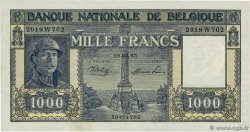 1000 Francs BÉLGICA  1945 P.128b