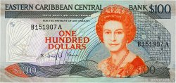 100 Dollars EAST CARIBBEAN STATES  1988 P.25a2 UNC