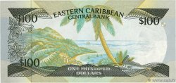 100 Dollars EAST CARIBBEAN STATES  1988 P.25a2 FDC