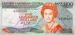 100 Dollars EAST CARIBBEAN STATES  1985 P.25d1