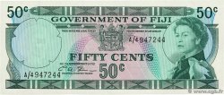 50 Cents FIJI  1971 P.064b AU
