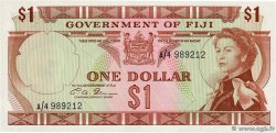 1 Dollar FIJI  1971 P.065b UNC-