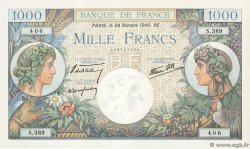 1000 Francs COMMERCE ET INDUSTRIE FRANCE  1940 F.39.01 pr.NEUF
