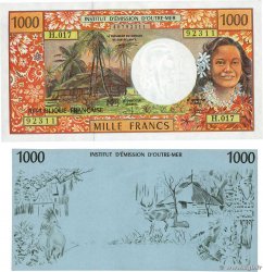 1000 Francs Lot POLYNÉSIE, TERRITOIRES D OUTRE MER  1996 P.02b et P.02E