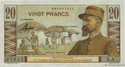 20 Francs Émile Gentil AFRIQUE ÉQUATORIALE FRANÇAISE  1957 P.30 SC+