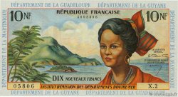 10 Nouveaux Francs ANTILLES FRANÇAISES  1962 P.05a