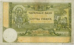 50 Francs  BELGIQUE  1926 P.068c TB