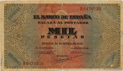 1000 Pesetas SPAIN  1938 P.115 G