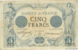 5 Francs NOIR FRANCIA  1873 F.01.20 B