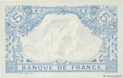 5 Francs BLEU FRANKREICH  1915 F.02.34 fST