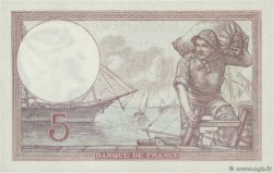5 Francs FEMME CASQUÉE FRANCE  1922 F.03.06 AU