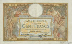 100 Francs LUC OLIVIER MERSON type modifié FRANCIA  1939 F.25.49 q.BB