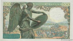 100 Francs DESCARTES FRANCE  1942 F.27.01 AU-