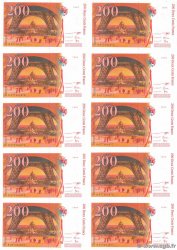 200 Francs EIFFEL Consécutifs FRANCIA  1999 F.75.05 q.FDC