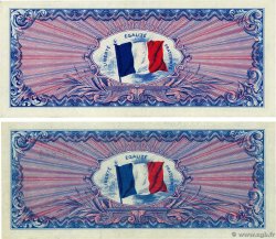 50 et 100 Francs DRAPEAU Lot FRANCIA  1944 VF.19.01 et VF.20.01 BB