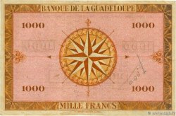 1000 Francs Karukera GUADELOUPE  1943 P.26a F+