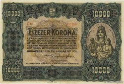 10000 Korona HUNGARY  1920 P.068 VF+