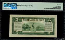 5 Gulden NIEDERLÄNDISCH-INDIEN  1943 P.113a fST