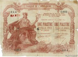 1 Piastre - 1 Piastre FRENCH INDOCHINA Saïgon 1909 P.034b G