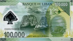 100000 Livres LIBANO  2020 P.099 FDC