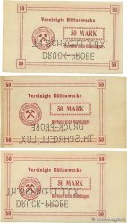 50 Mark Lot LUSSEMBURGO Burbach - Eich - Dudelange 1918 P.- SPL+