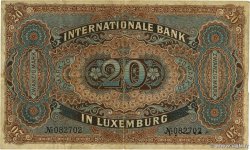20 Mark LUXEMBOURG  1900 P.04 F+