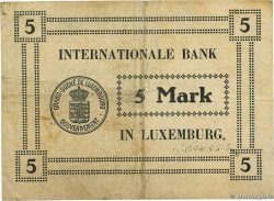 5 Mark LUXEMBURG  1914 P.08 fSS