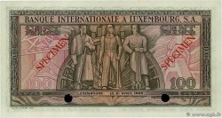 100 Francs Spécimen LUXEMBURGO  1956 P.13s FDC