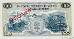 100 Francs Spécimen LUXEMBURGO  1968 P.14s FDC