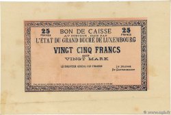 25 Francs / 20 Mark Épreuve LUXEMBOURG  1914 P.(24)/(31) SPL