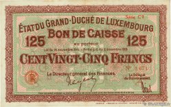 125 Francs LUSSEMBURGO  1919 P.32 SPL+