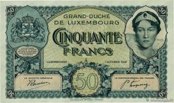 50 Francs LUXEMBOURG  1932 P.38a AU