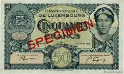 50 Francs Spécimen LUXEMBURGO  1932 P.38s SC+