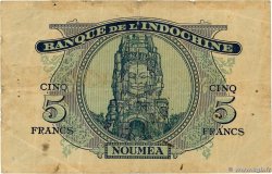 5 Francs NOUVELLE CALÉDONIE  1944 P.48 F