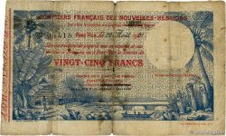25 Francs NUEVAS HÉBRIDAS  1921 P.A1 MC