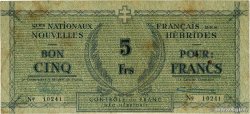 5 Francs NEW HEBRIDES  1943 P.01 F