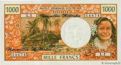 1000 Francs NEW HEBRIDES  1975 P.20b UNC-