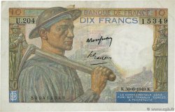 10 Francs MINEUR FRANCIA  1949 F.08.22 BB