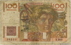 100 Francs JEUNE PAYSAN Favre-Gilly FRANCE  1947 F.28ter.01 B