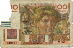 100 Francs JEUNE PAYSAN Favre-Gilly FRANCIA  1947 F.28ter.02 q.B