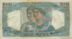 1000 Francs MINERVE ET HERCULE FRANCE  1945 F.41.01 TB