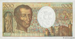 200 Francs MONTESQUIEU alphabet 101 FRANCE  1992 F.70bis.01 VF+