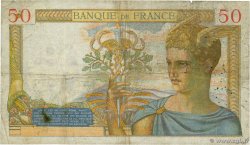 50 Francs CÉRÈS Grand numéro FRANCE  1937 F.17.40 B
