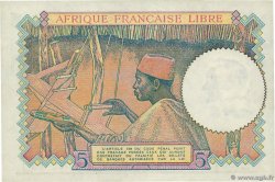5 Francs AFRIQUE ÉQUATORIALE FRANÇAISE Brazzaville 1941 P.06a UNC
