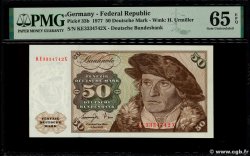50 Deutsche Mark GERMAN FEDERAL REPUBLIC  1977 P.33b FDC