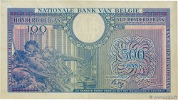 500 Francs - 100 Belgas BELGIO  1943 P.124 q.SPL